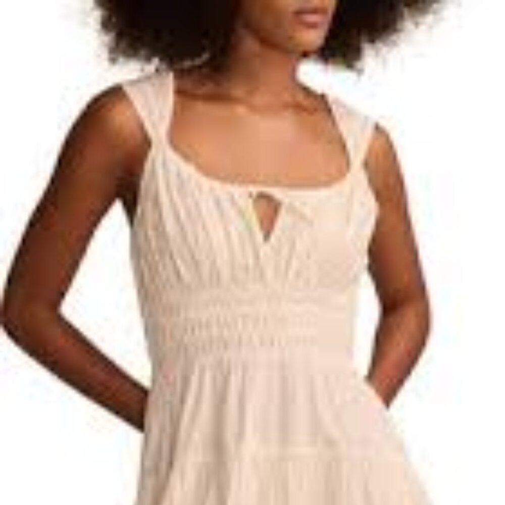 NWT Lucky Brand Eyelet Embroidery A-Line Dress